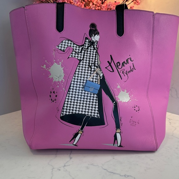 henri bendel Handbags - Henri Bendel Pink Fashion Illustration Tote